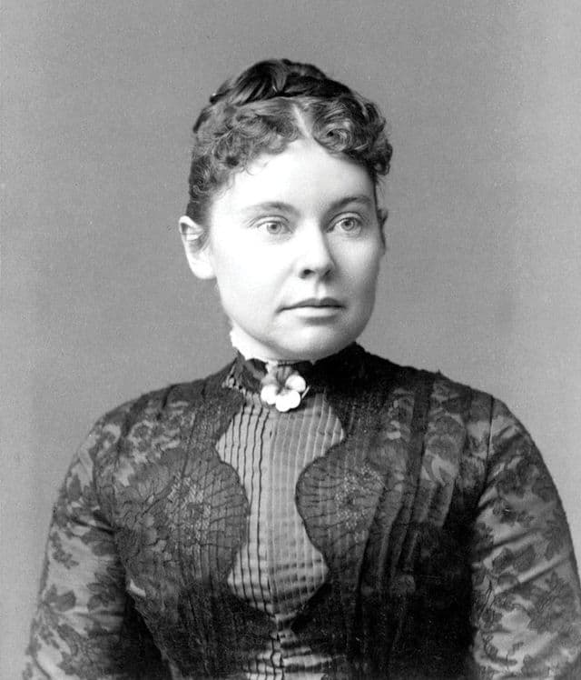 Lizzie Borden, photographed in 1890, two years before the Fall River killings